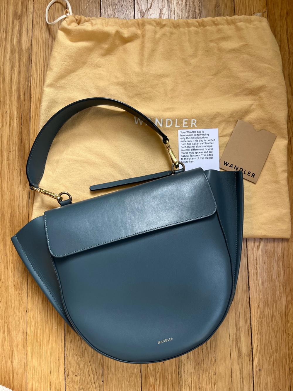 Wandler Medium Hortensia Leather Shoulder Bag